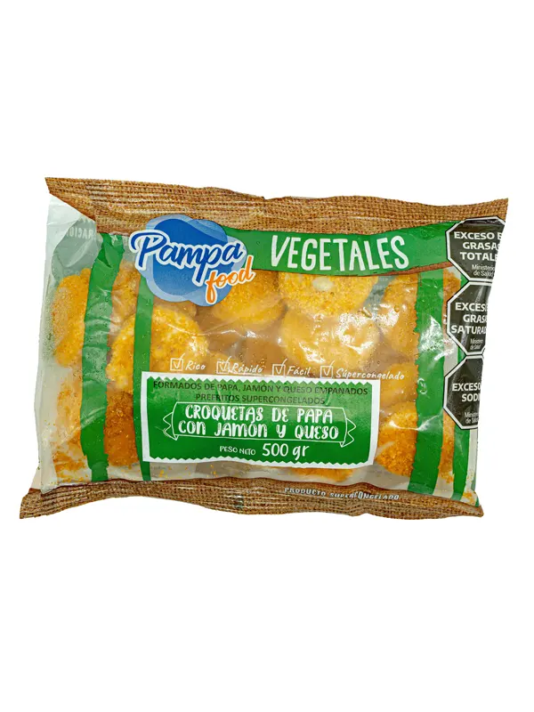 croquetas de papa con jamon y queso